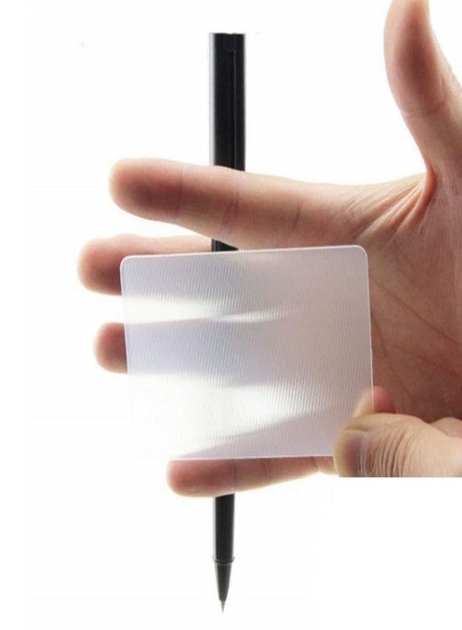 مايلز ماجيك خدعة عدسة لوبور السحرية من مايلز ماجيك | غلاف بلاستيكي لخداع بصري إبداعي باستخدام البطاقات الشفافة | خدع سحرية حقيقية عن قرب في الشارع أو على المسرح (البطاقة فقط) - Image 1